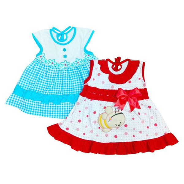 Two Mix Dress Bayi Perempuan 0 - 6 bulan Warna Putih dj595