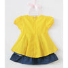 SETELAN Dress Anak 2096 ONDE JEANS size 2 Ungu