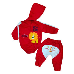 Two Mix Jumper Hoodie Bayi Bahan Tebal Hangat 3 - 6 Bulan dj854