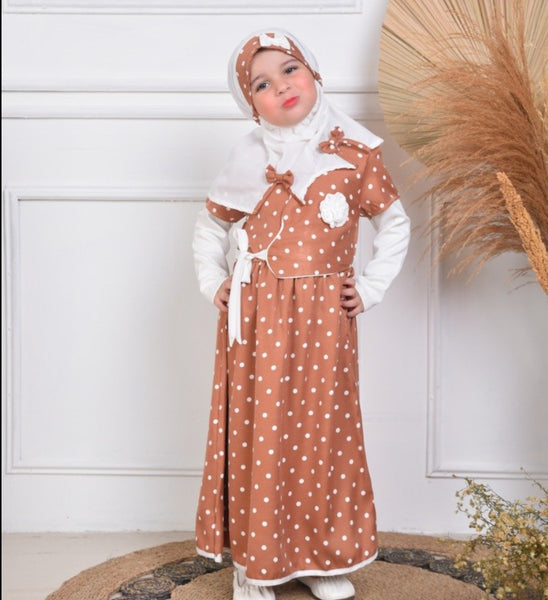 Two Mix Gamis Anak Perempuan 4143 B
