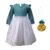 Two Mix Baju Anak Anak Perempuan - Dress Anak Fashion Pesta Usia 1-8 Tahun 4174