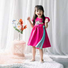 TWO MIX - Dress Anak Perempuan Kaos Scuba 1-12 Tahun 4203