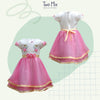 Two Mix Dress Anak Pesta Perempuan Cantik usia 1-12 Tahun 4213