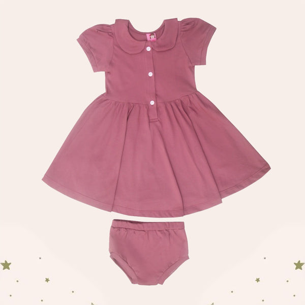Two Mix Short Dress - Dress Bayi Perempuan - Rok Anak Perempuan 0Y - 3Y 4220