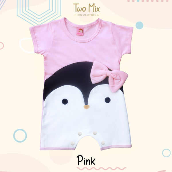 Two Mix - Baju Bayi Lucu Pinguin - Jumper Bayi Laki / Perempuan Katun 4303