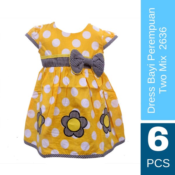 Grosir Dress Bayi Perempuan Bunga Pagar 2636