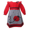 Gaun Anak Perempuan / Gaun Anak Cewe / Pakaian Anak Perempuan / Terlaris / Terlaku / Termurah / Baju Anak Muslim Dress Kepik Lucu 2713 Size 1