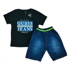 Two Mix Setelan Anak Laki Premium Celana Jeans Usia 9 - 13 tahun dj372