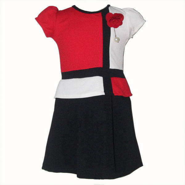 Dress Anak Perempuan / Dress Anak Cewe / Baju Anak Perempuan / Terlaris / Terlaku / Termurah / Bellbird Variasi Warna Merah 2146 Size 1