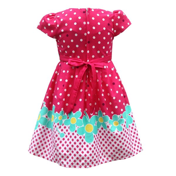 Dress Anak Perempuan - Pakaian Anak Perempuan -Baju Anak Termurah Terlaris Terpopuler 2671 Size 1-5