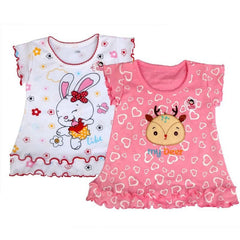 Two Mix Dress Bayi Perempuan usia 0 - 6 bulan djr13