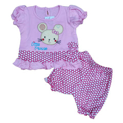 Two Mix Setelan Rok Bayi Perempuan 0 - 6 bulan bahan Kaos dj466