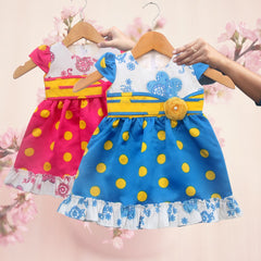 Two Mix Dress Bayi Perempuan / Baju Bayi Perempuan Y853