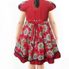 TWO MIX 2704 Rotk Motif Bunga Mawar Dress Anak