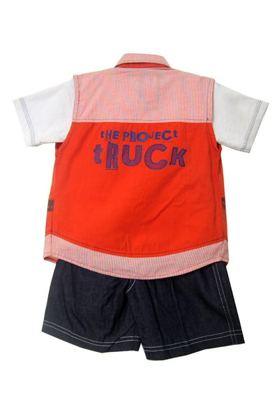 Setelan Baju, Kaos dan Celana Anak Cowok Truck