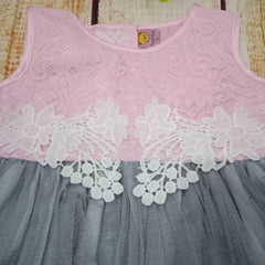 Two Mix Dress pesta bayi baju pesta ulang tahun dj158