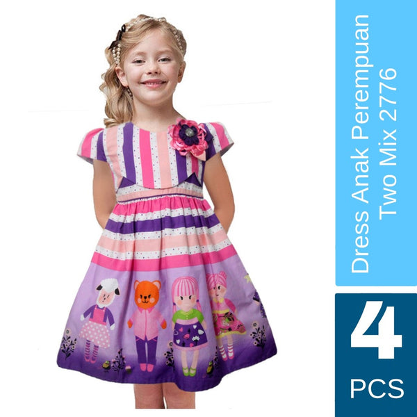 Two Mix Grosir Dress Anak Cantik Baju Anak Perempuan 2776