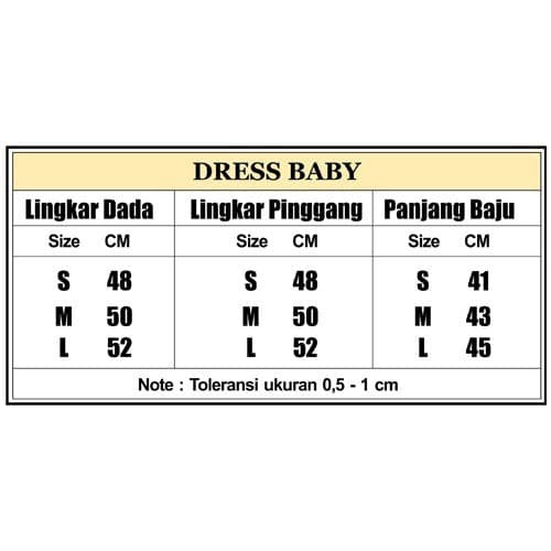 Two Mix  Dress Bayi  / Baju Bayi Perempuan /Pakaian Bayi Perempuan 2579