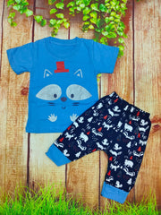 Two Mix Setelan Bayi Laki Laki Kaos Katun Adem 0 - 6 Bulan dj528