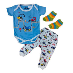 Two Mix Set Baju Bayi Jumper Bayi Laki Laki 0 - 3 bulan dj660