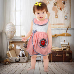 Two Mix Dress Bayi Unik Baju Bayi Perempuan Atasan Bayi size 6-12 bulan