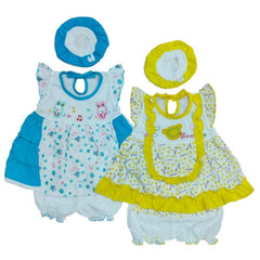 Two Mix Baju Bayi Perempuan Murah 0 - 6 bulan free topi dj594