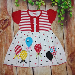 Two Mix Dress bayi perempuan bahan tebal tidak menerawang dj02