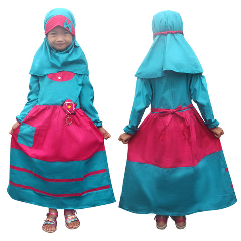 Two mix Gamis Anak Perempuan 2997