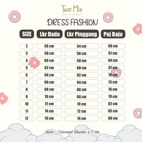 Two Mix Dress Anak 4050