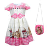 Two Mix Baju Anak Perempuan- Dress Anak Cewek Motif Tupai Usia 1-12 Tahun 4176