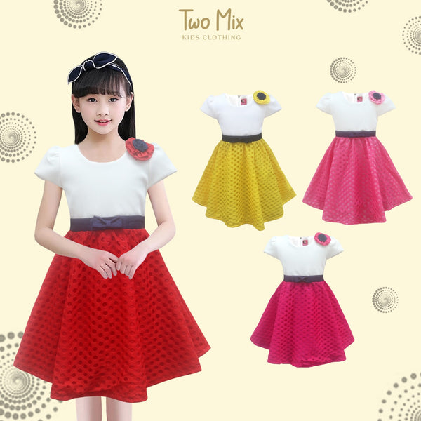 TWO MIX - Baju Dress Anak Perempuan Cantik 1-12 Tahun 4299