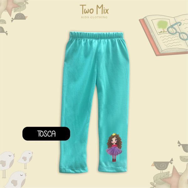 Two Mix Celana Legging Anak Perempuan / Leging Anak Cewek Motif Peri usia 1-12 tahun 4190