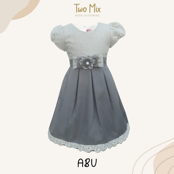 Two Mix Dress Anak 4078