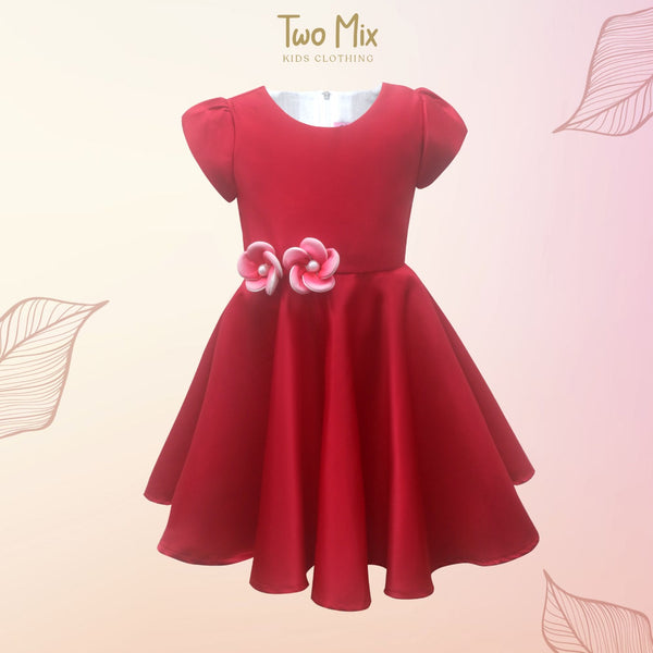 Two Mix - Dress Anak Natal Perempuan - Baju Anak Natal Perempuan 1-12 Tahun 4334