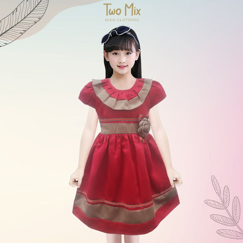 Two Mix - Dress Anak Perempuan - Baju Anak Cewek Pesta 1-12 Tahun Y880