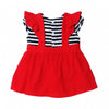 Two Mix Baju Bayi Perempuan Salur Bordir Bunga Tulip size M dan L usia 6-12 bulan