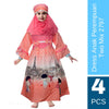 Two Mix Grosir Gamis Anak perempuan baju muslim anak dengan Kerudung 2797