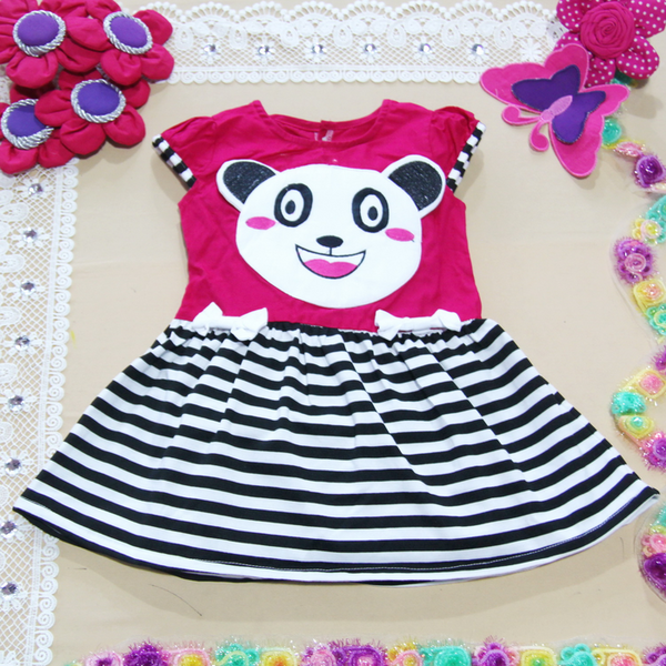 Dress Bayi Panda Baju Bayi Perempuan 2388