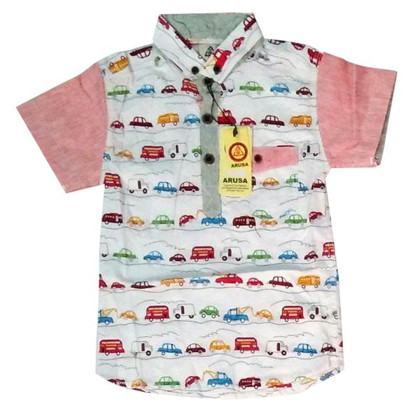 Kemeja Anak Laki-Laki-Baju Anak Cowok- Pakaian Anak Terlaris-Kemeja Terpopuler Size 7-9 EV-02B