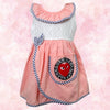 Two Mix Dress Bayi Unik Baju Bayi Perempuan Atasan Bayi size 6-12 bulan