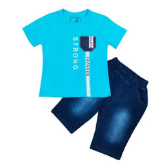 Two Mix Setelan Anak Laki Celana Jeans Denim Bahan Dijamin Bagus dj333