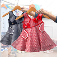 Two Mix Dress anak perempuan Fashion Termurah Y856