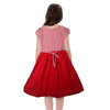 Dress Anak Perempuan / Dress Anak Cewe / Baju Anak Perempuan / Terlaris / Terlaku / Termurah / Dress Anak Motif Kotak Merah Bordir Pohon Cantik 2392 Size 7