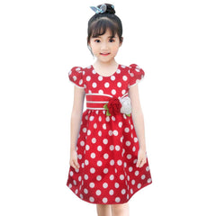 Two Mix Dress Anak Perempuan Cantik Fashion Y867