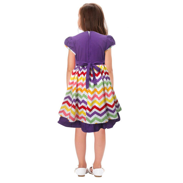 Two Mix Dress Pesta Anak / Baju Anak Perempuan / Baju Anak / Pakaian Anak  2315