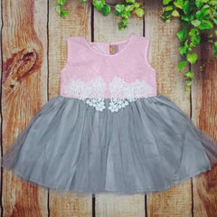 Two Mix Dress pesta bayi baju pesta ulang tahun dj158