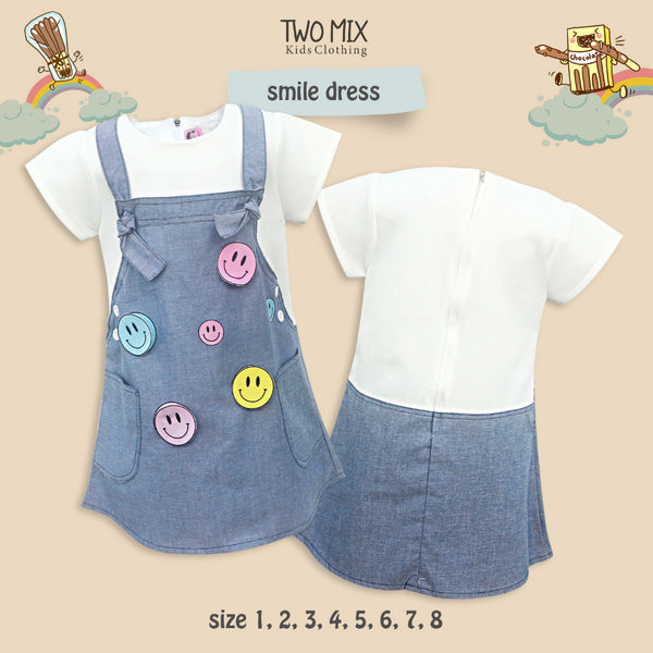 Two Mix - Dress Anak Perempuan Lucu - Baju Anak Cewek Jeans 1-8 Tahun 4137C 4137B