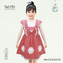 Two Mix - Baju Dress Anak Cewek Fashion 1-8 Tahun Y883