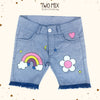 Two Mix Kids Denim Pants - Celana Pendek Jeans Anak Perempuan 1-8 Tahun 4321