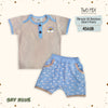 Two Mix - Set Baju Bayi Kaos 0 6 12 Bulan - Setelan Baby Celana Pendek / Panjang 0 - 2 Tahun 4362A 4362B